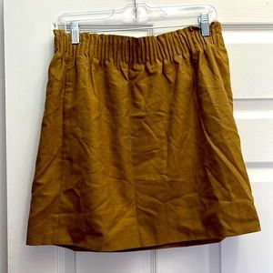 JCrew Camel Skirt sz 10